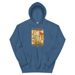 A Dreamy Vintage Bog Garden Unisex Hoodie blue