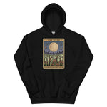 Black hoodie with moon and sarracenia