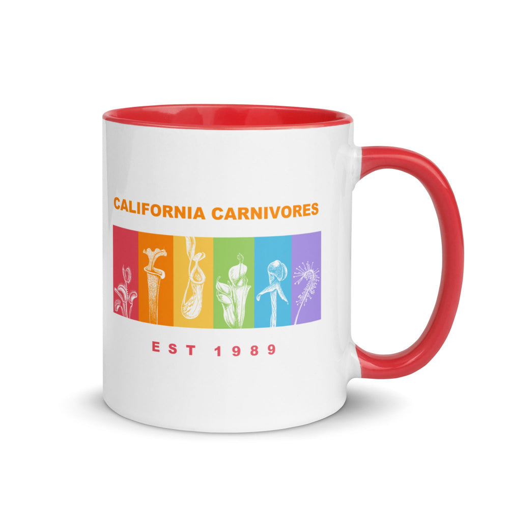 CalCarn PRIDE Mug with a red interior
