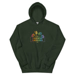 Forest Green hoodie with 'California Carnivores' logo on a white background
