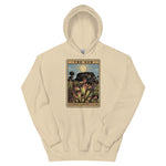 Sand Unisex hoodie with a graphic design of Heliamphora as the Sun tarot card